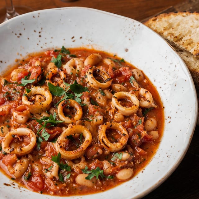 Calamari alla Toscana.