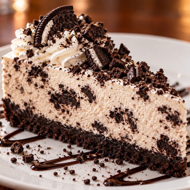 Oreo Mousse Cake.