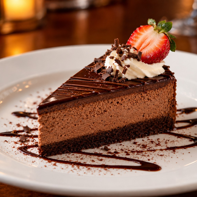 Chocolate Mousse Cake.