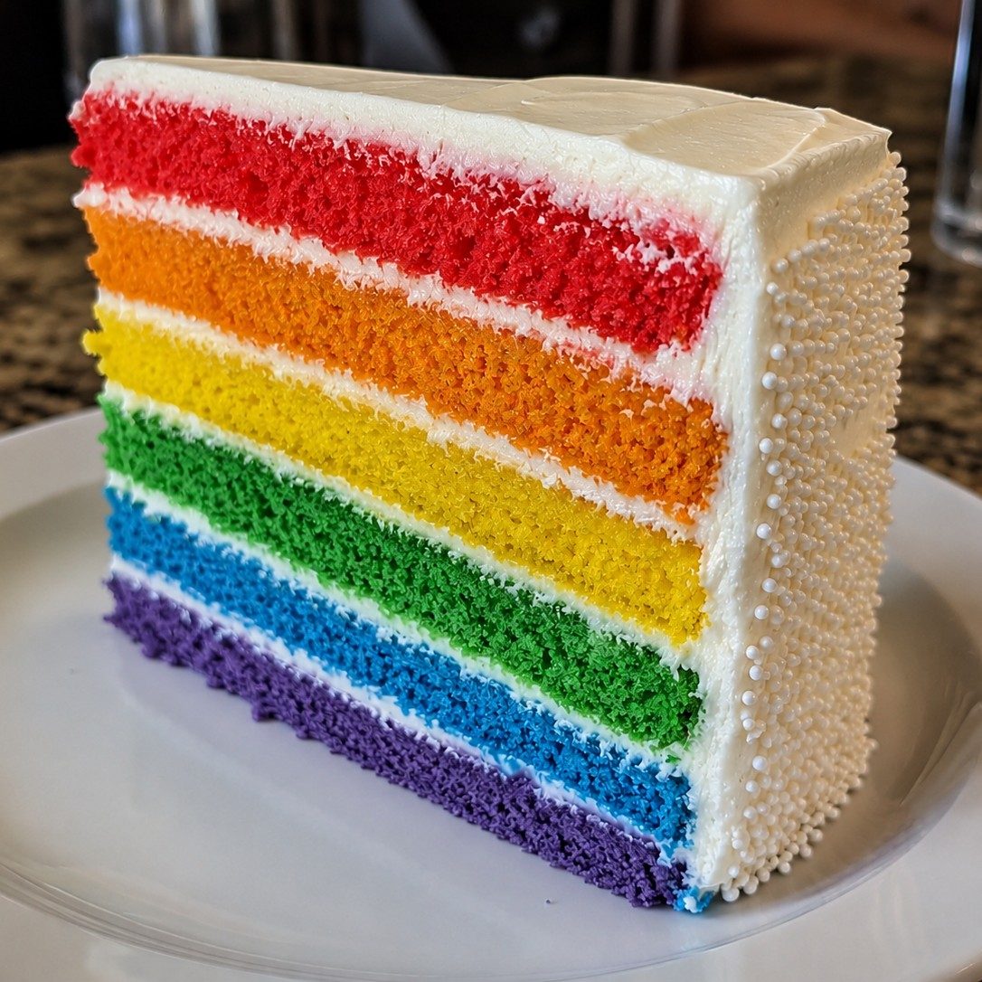 Rainbow Cake.