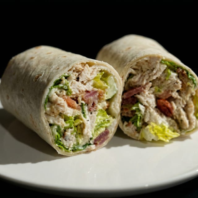 Pollo Bacon Wrap.