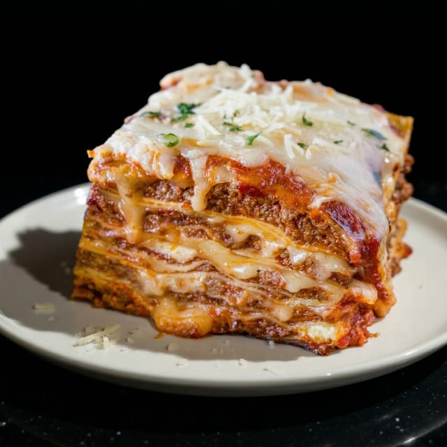 Lasagna Con Carne.