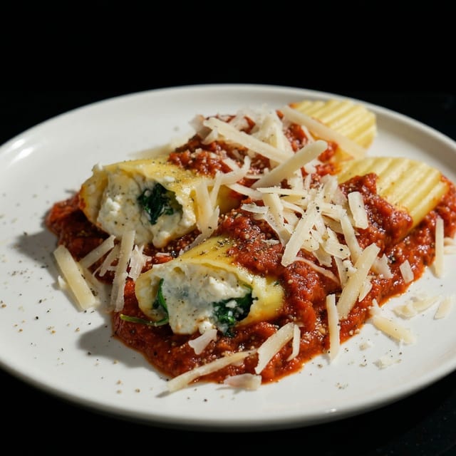 Manicotti.