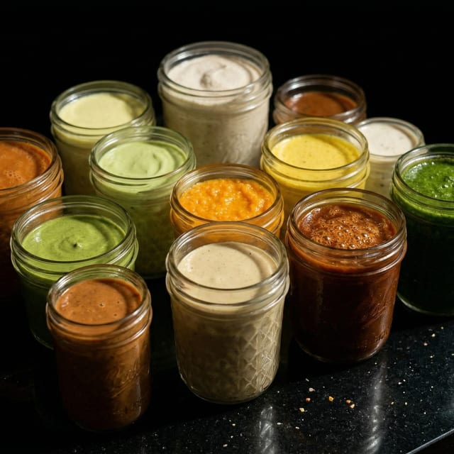 Our Homemade Dressings.