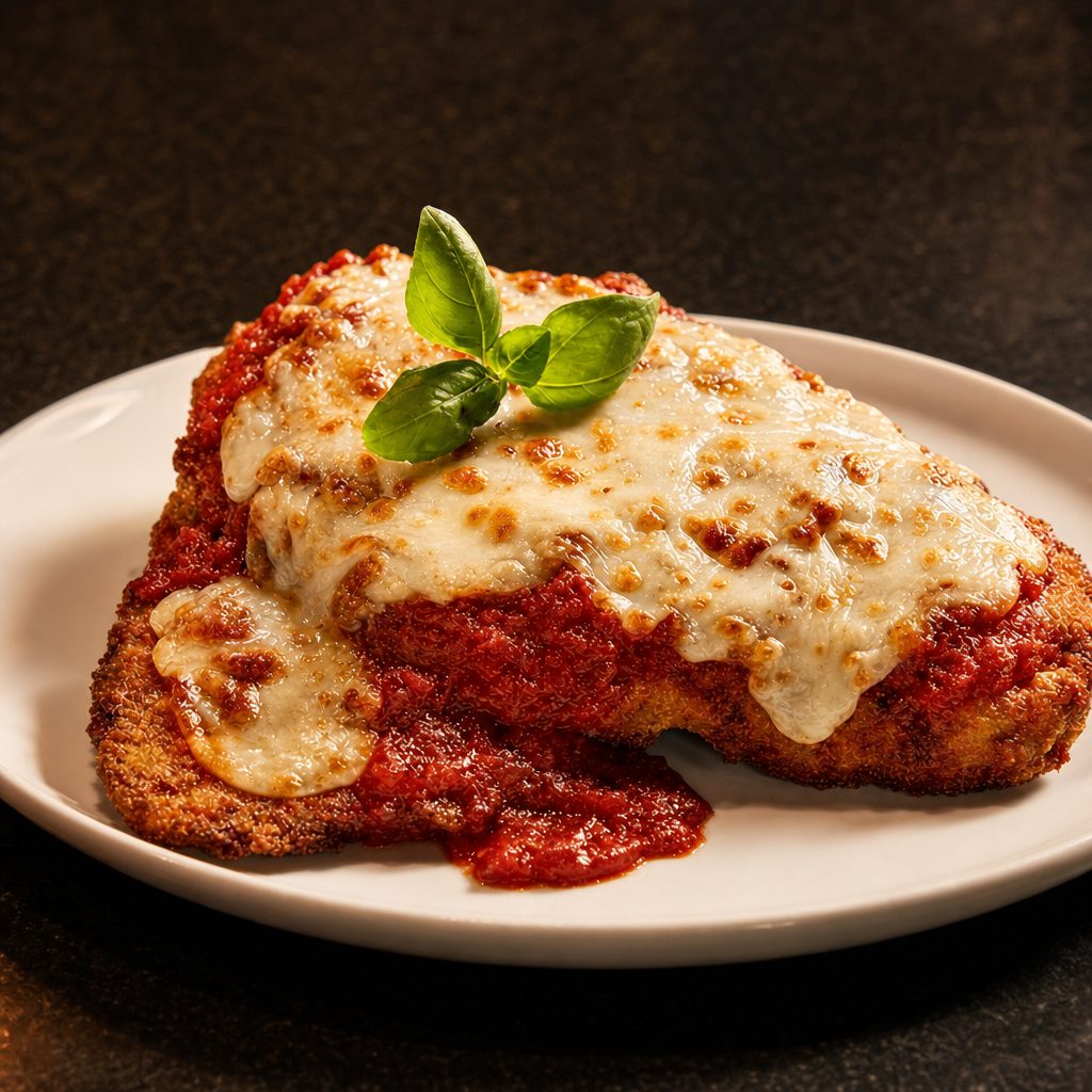 Eggplant Parmigiana.