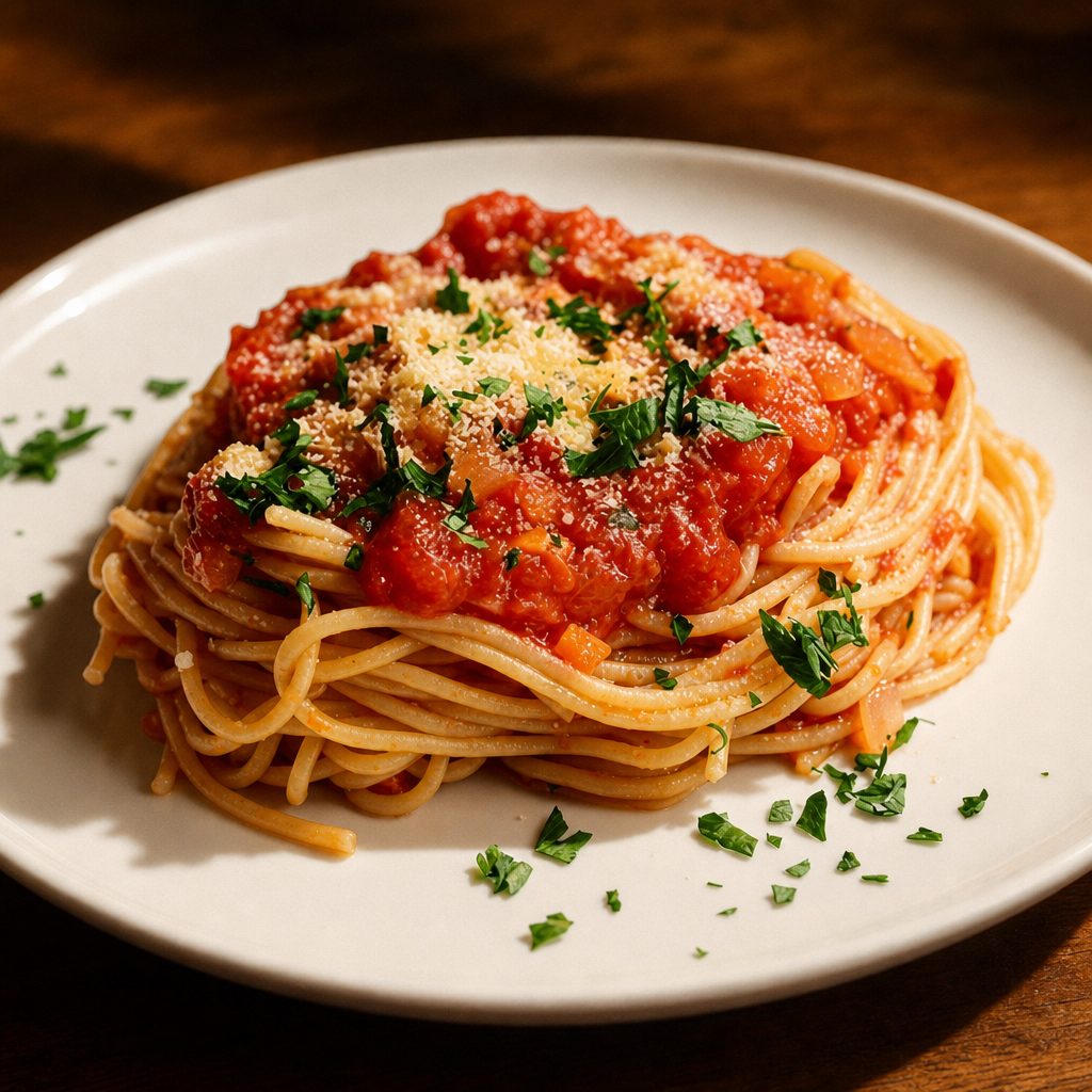 Spaghetti Alla Siciliana.