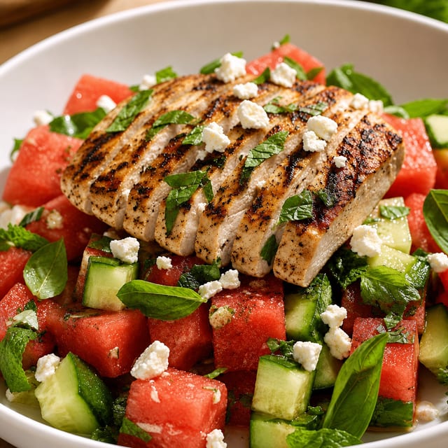 Watermelon Salad.