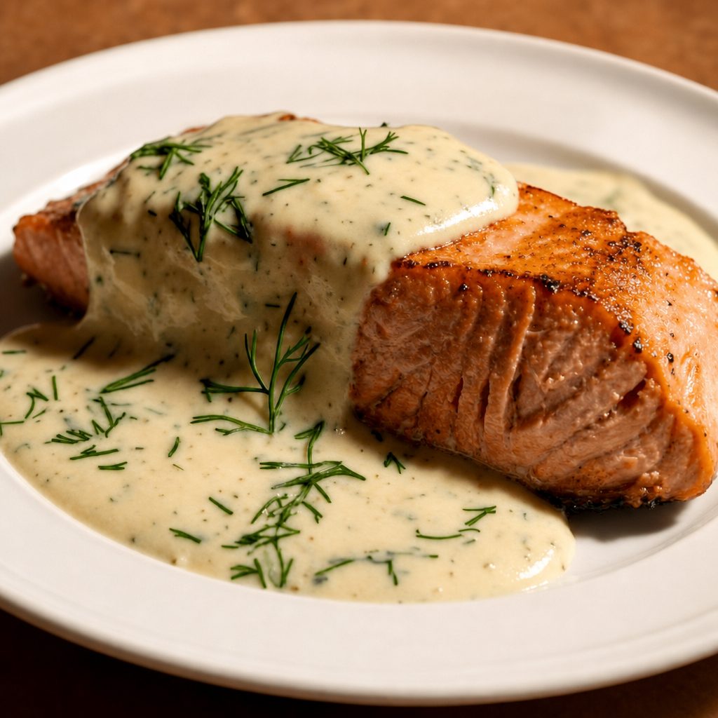 Salmone Con Crema.
