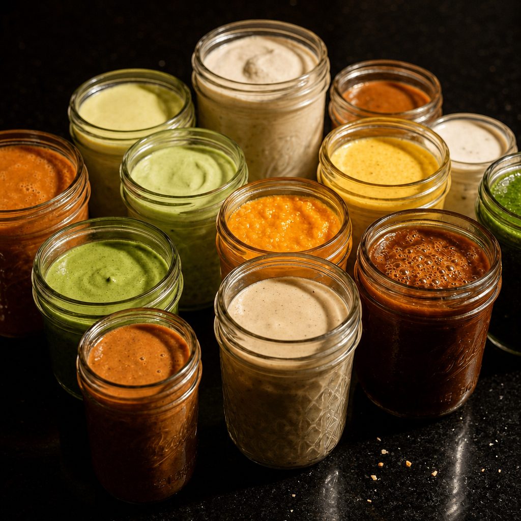 Our Homemade Dressings.