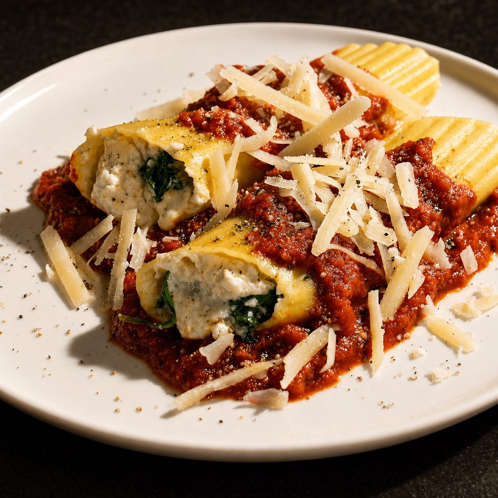 Manicotti.
