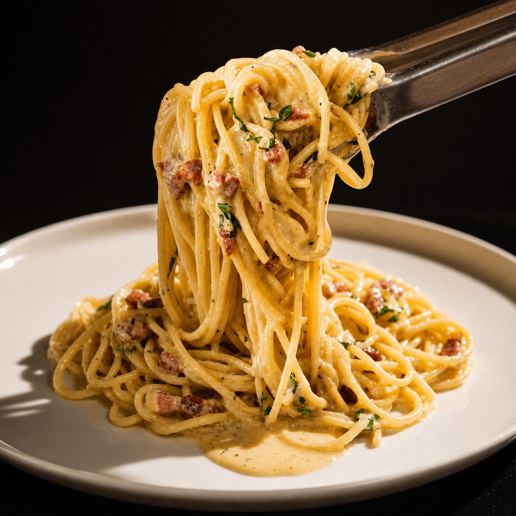 Spaghetti Alla Carbonara.
