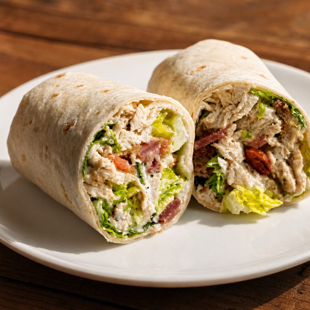 Pollo Bacon Wrap.
